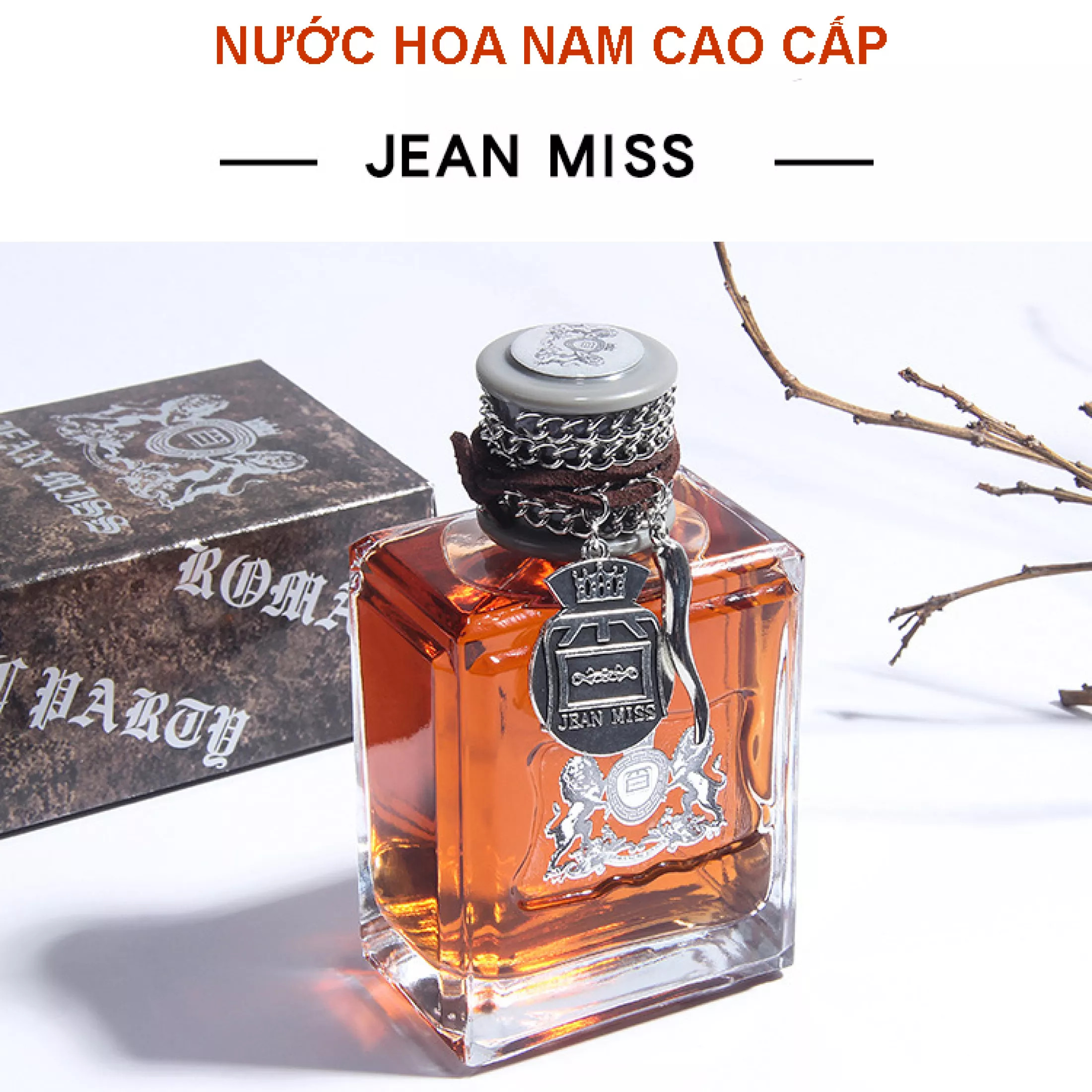 Nước Hoa Nam Chính Hãng Cao Cấp Thơm Giữ Mùi Lâu Jean Miss, Mang Phong Cách Pháp, Đậm Chất Bụi, Hương Thơm Quyến Rũ, Sang Trọng, Mạnh Mẽ Mà Đầy Nam Tính, Sự Lựa Chọn Hoàn Hảo Dành Cho Phái Mạnh, Thể Tích 100ml