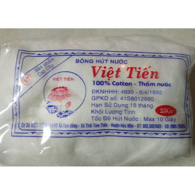 Bông hút nước