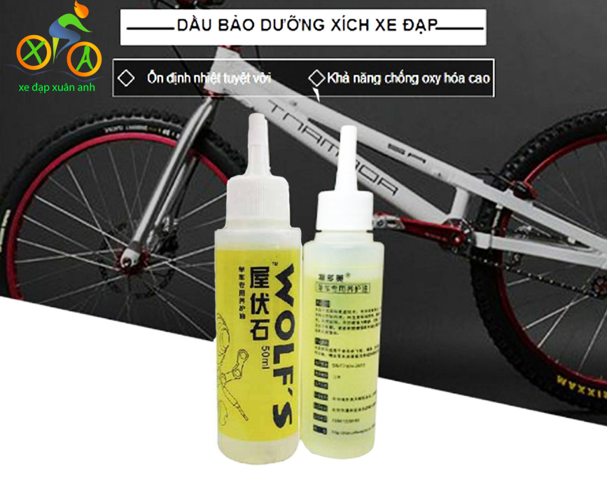 Dầu tra sên xích líp xe đạp WOLFS