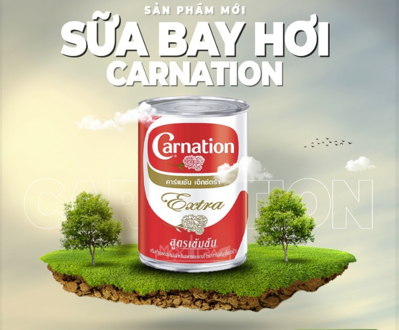 Nước sữa béo Carnation Thái lan - hộp 385g