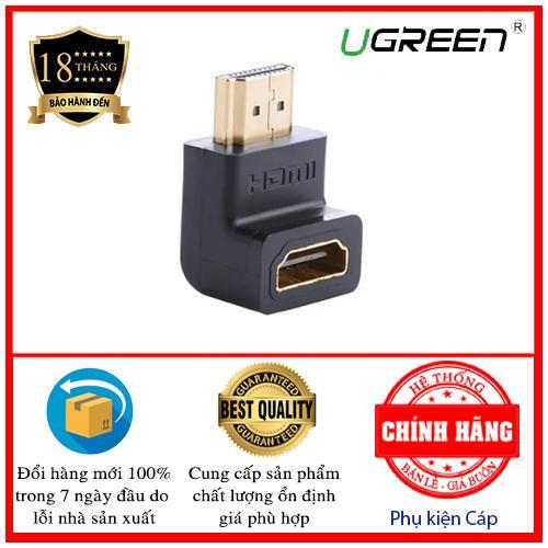 Đầu nối cổng hdmi male sang hdmi female vuông góc 90 độ - ugreen 20109 -