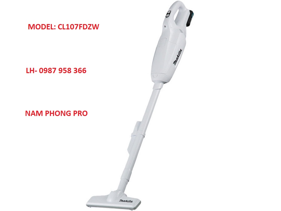 Máy hút bụi dùng pin makita cl107fdzw