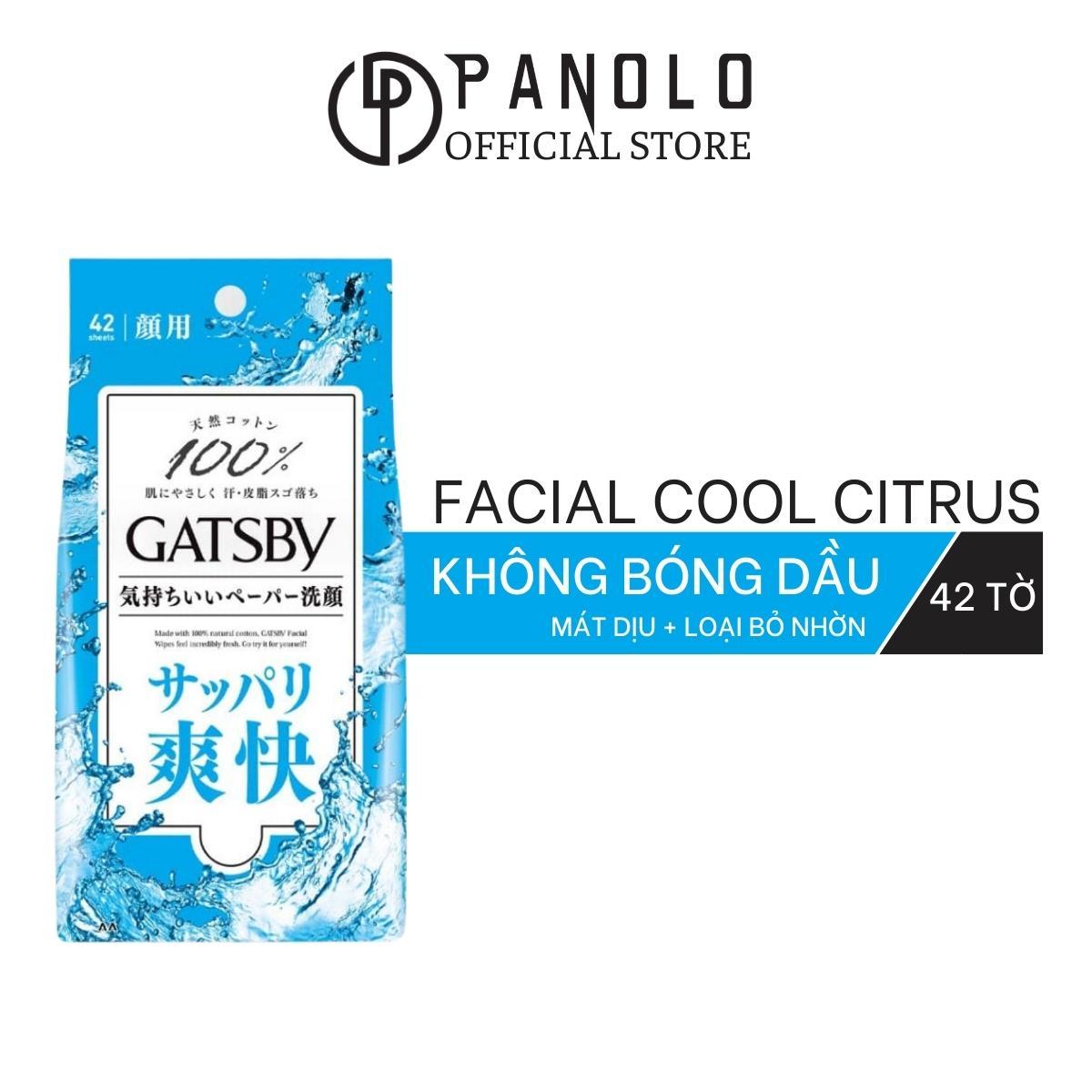 Khăn Giấy Ướt Gatsby Paper Wipes Mát Lạnh Khử Mùi Cơ Thể