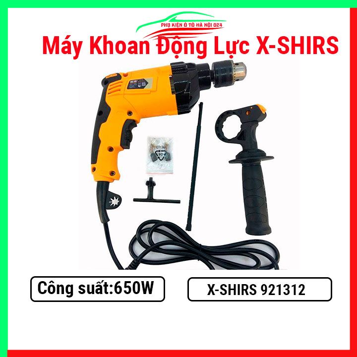 Máy khoan cầm tay X-Shirs 921312, kiểu dáng nhỏ gọn , trọng lượng nhẹ, công suất lớn