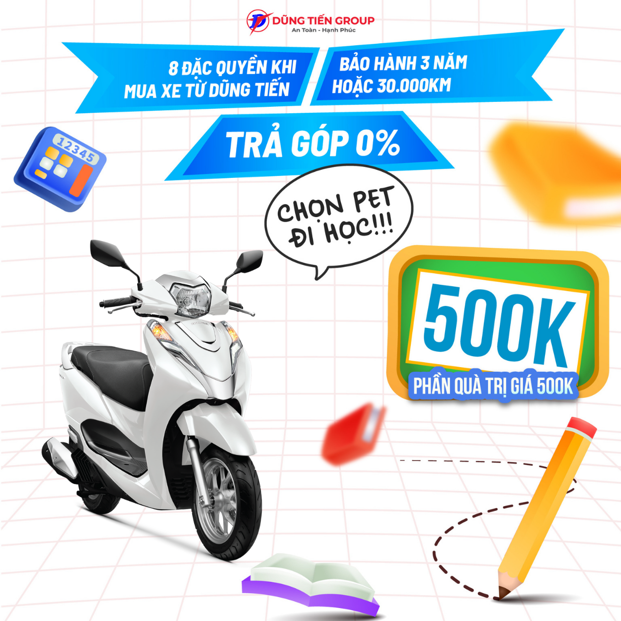 Xe máy Honda LEAD 125cc - Phiên Bản Tiêu Chuẩn 2023