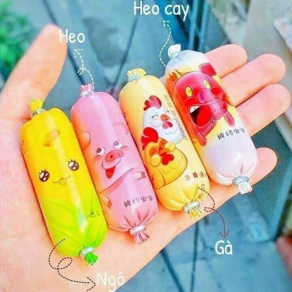 Xúc xích mini 4 vị