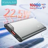 Sạc dự phòng Kuulaa 10000mAh Powerbank có sạc nhanh PD3.0 22.5W QC 3.0 Sạc nhanh Power bank cho iPhone 15 Pro Max 22.5 Watts Powerbank with LED Display cho Samsung S23 Ultra Samsung S24 Ultra HUAWEI