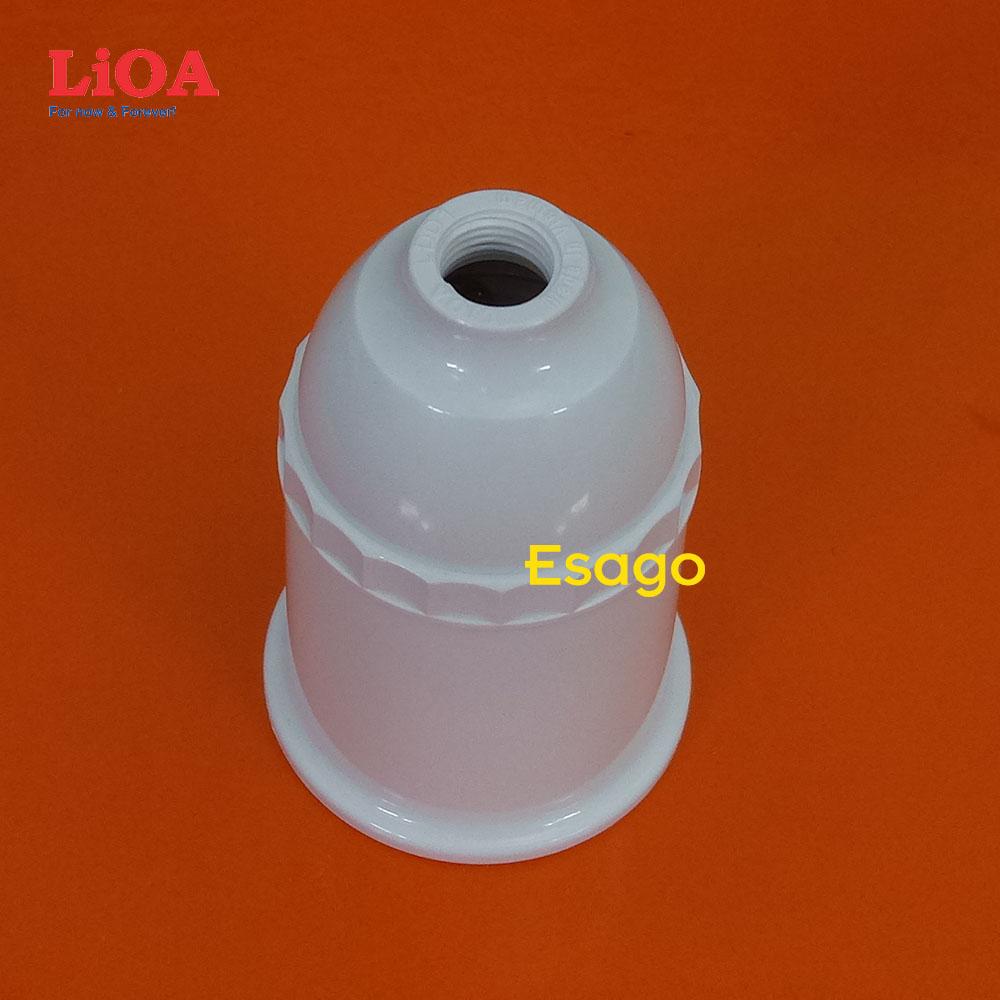 [HCM]Đui đèn LiOA đui xoáy E27 màu trắng - DDXW