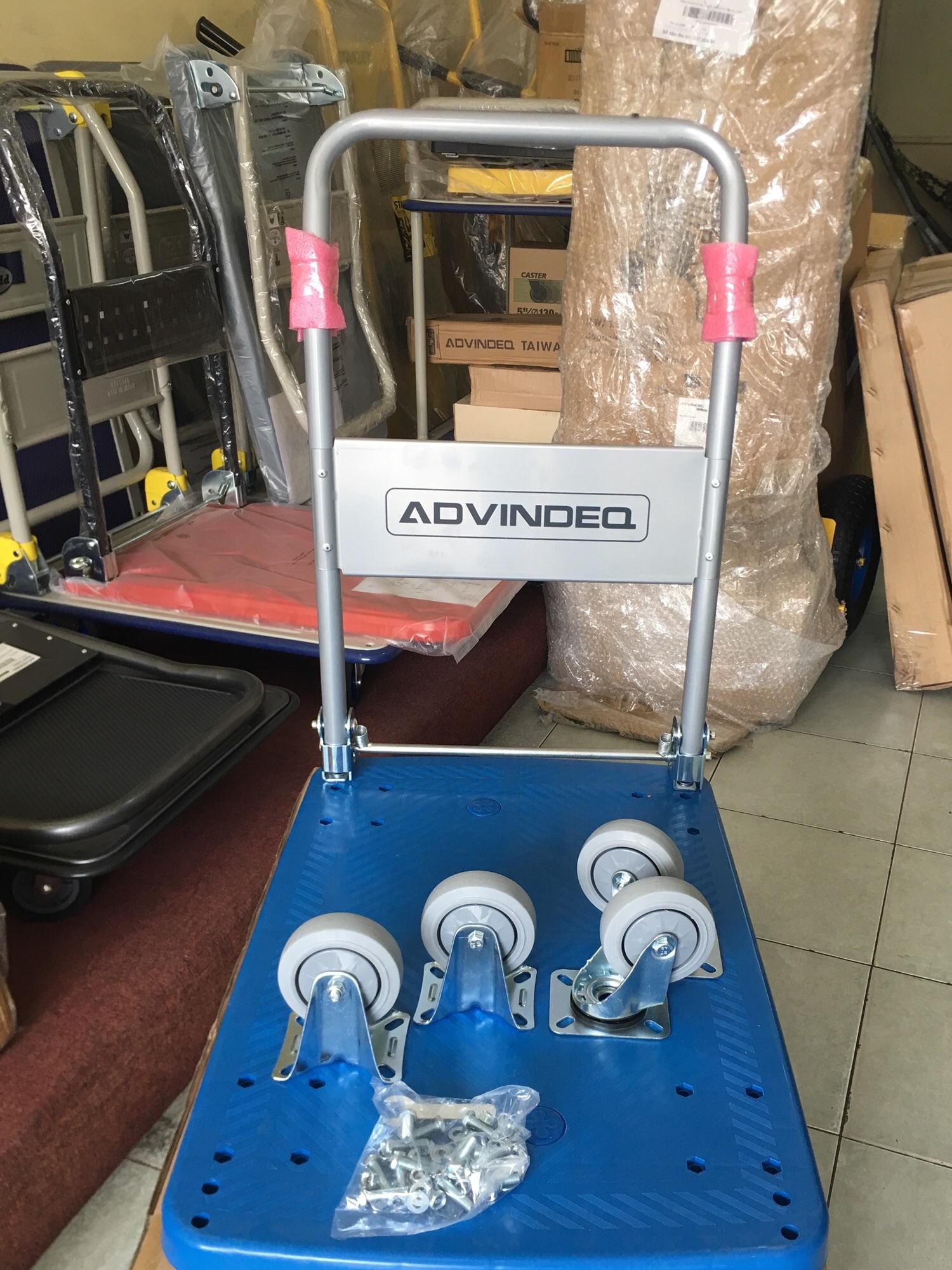 Xe đẩy hàng sàn nhựa advindeq pt-150 tải 170kg