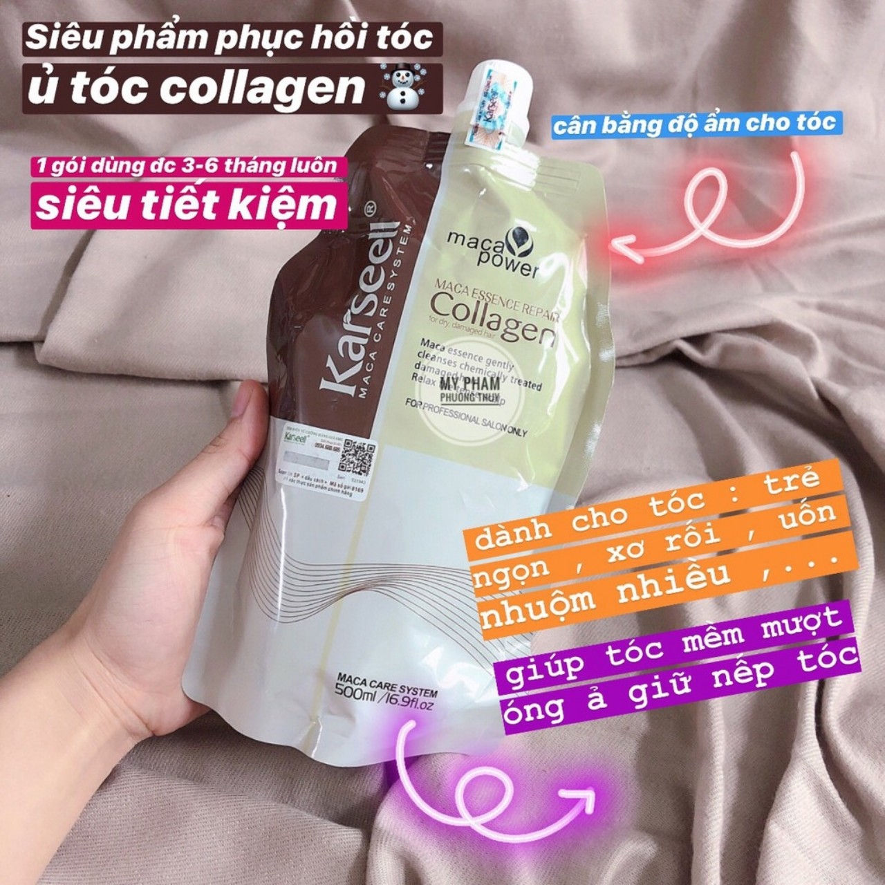 Ủ TÓC COLLAGEN KARSEELL 500ml