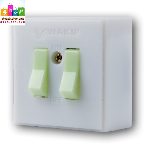 Công tắc đơn công tắc đôi vinakip-giadung24h