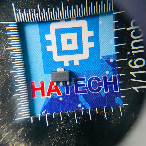 Ic ổn áp nguồn 5v 78l05 0.1a sot-89 chân dán 7805 túi 10 chiếc