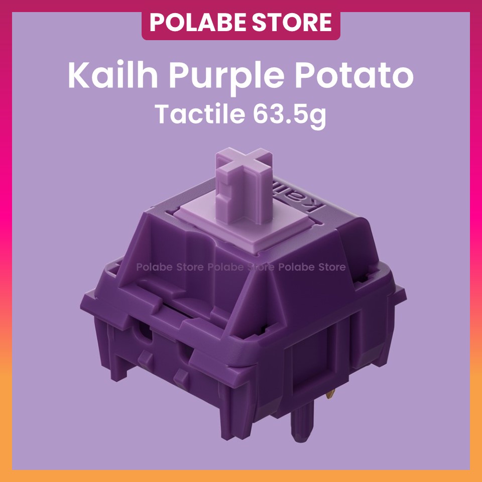 Công tắc kailh purple potato tactile switch công tắc bàn phím kailh purple switch - polabe store