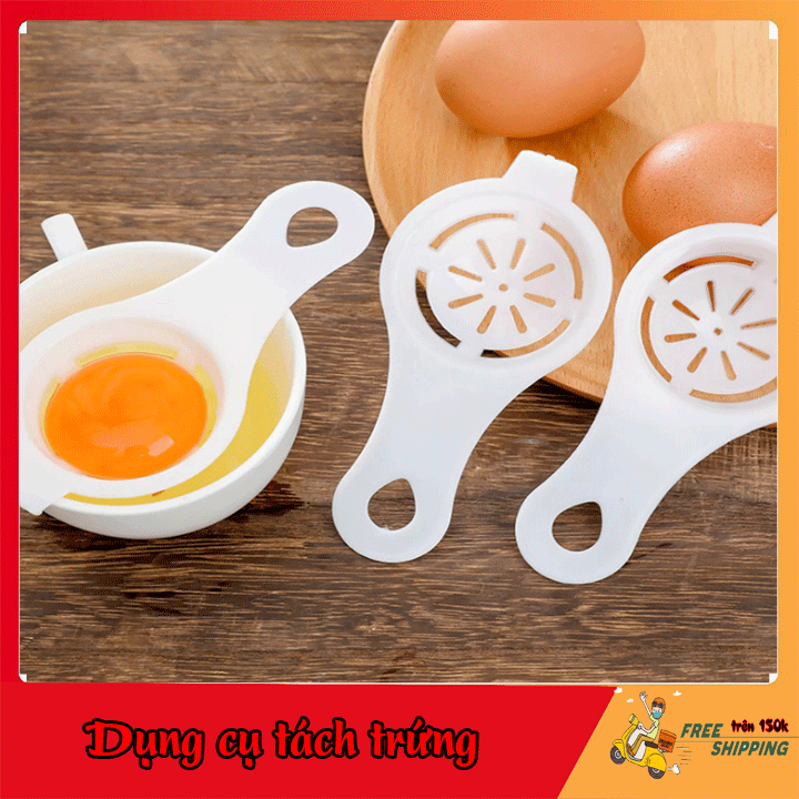 Dụng cụ tách trứng, dụng cụ làm bánh, dụng cụ chia trứng,muỗng tách lòng đỏ trứng,