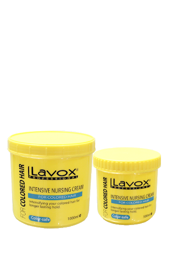Kem hấp dầu LAVOX COLORED HAIR dành cho tóc nhuộm (xanh)