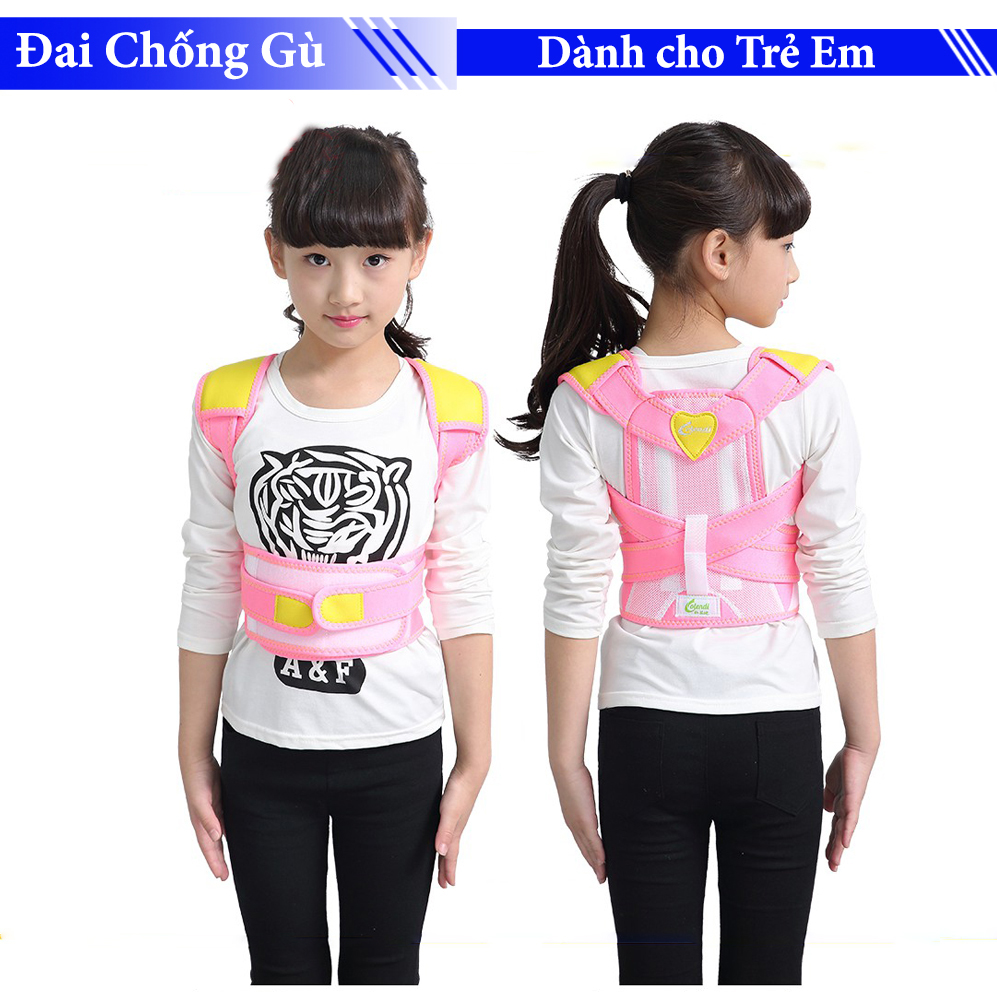 Đai Chống Gù dành cho trẻ em - Màu Giao Ngẫu Nhiên