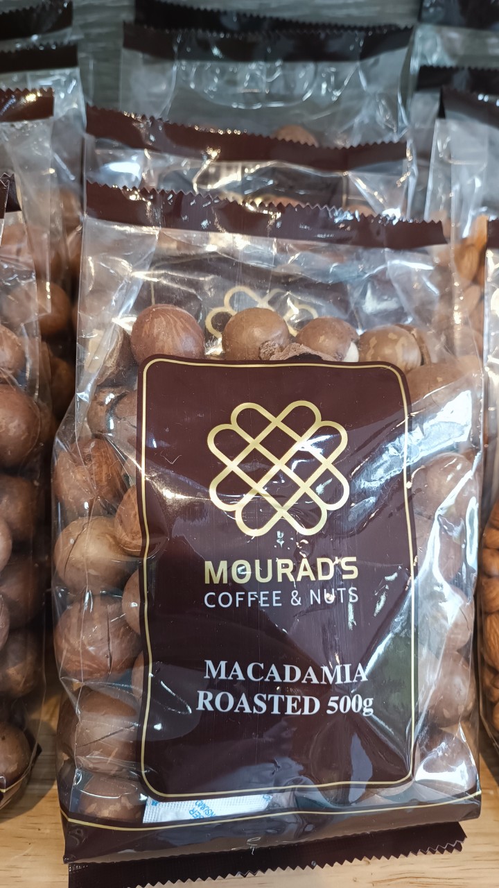 Hạt macca nứt vỏ mourad's úc 500gr