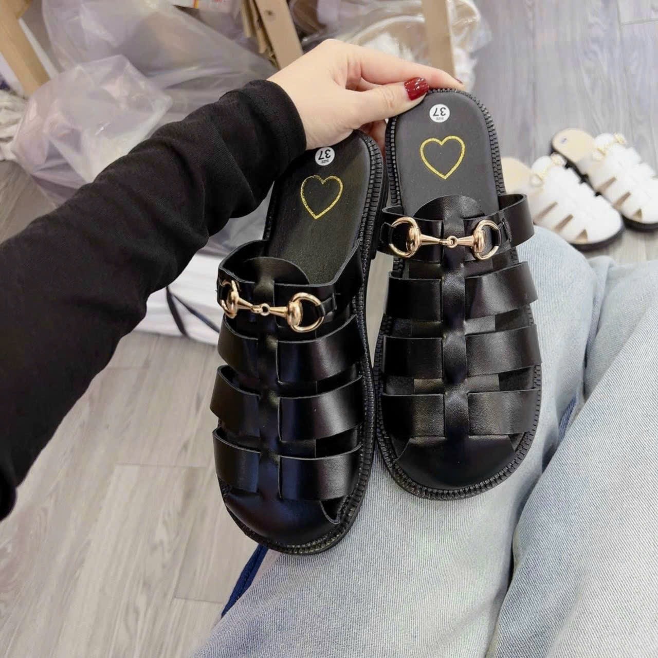 Sục rọ nữ Quai Đan Phối Xích Da Mềm Siêu Hot