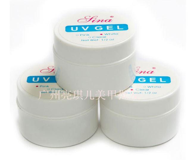 Gel đắp móng sina màu hồng, trắng, trong