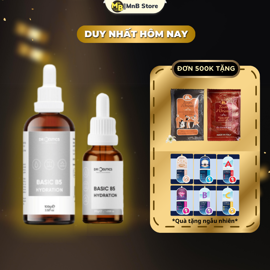 Tinh chất b5 basic hydration 5% drceutics cho da dầu mụn 30ml 100ml