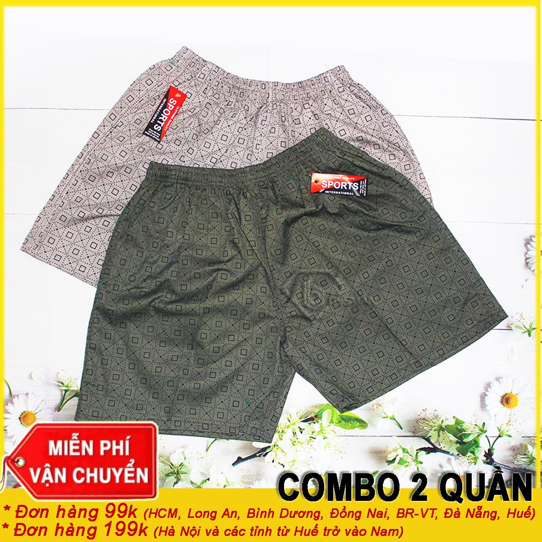 Combo 2 quần đùi thể thao nam mặc nhà xb03