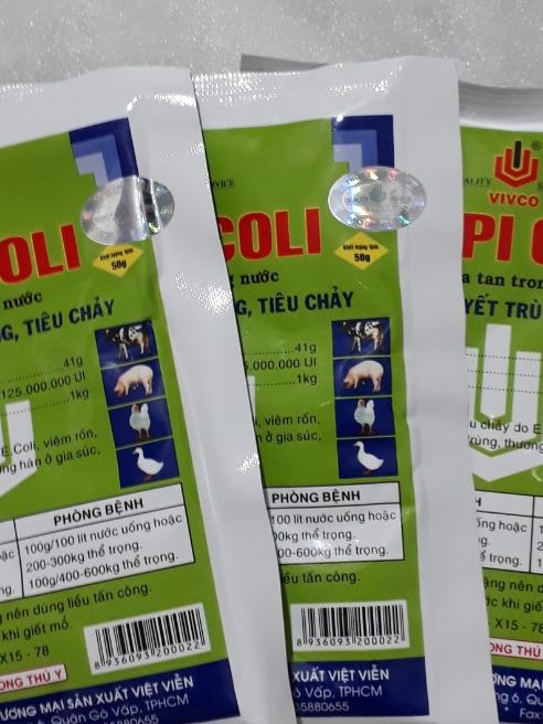 Ampi coli 50g (hiệu quả cho vật bị tụ huyết trùng, tiêu chảy)