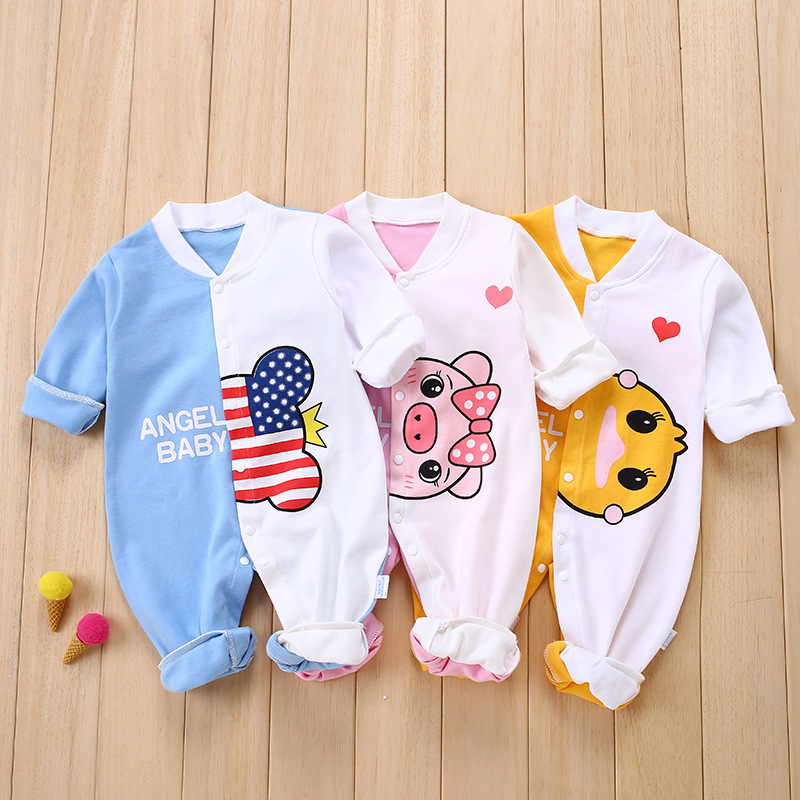 Body dài tay liền thân, bodysuit dài tay  cotton cho bé sơ sinh hàng đẹp xuất hàn đảm bảo an toàn cho trẻ sử dụng cam kết như hình