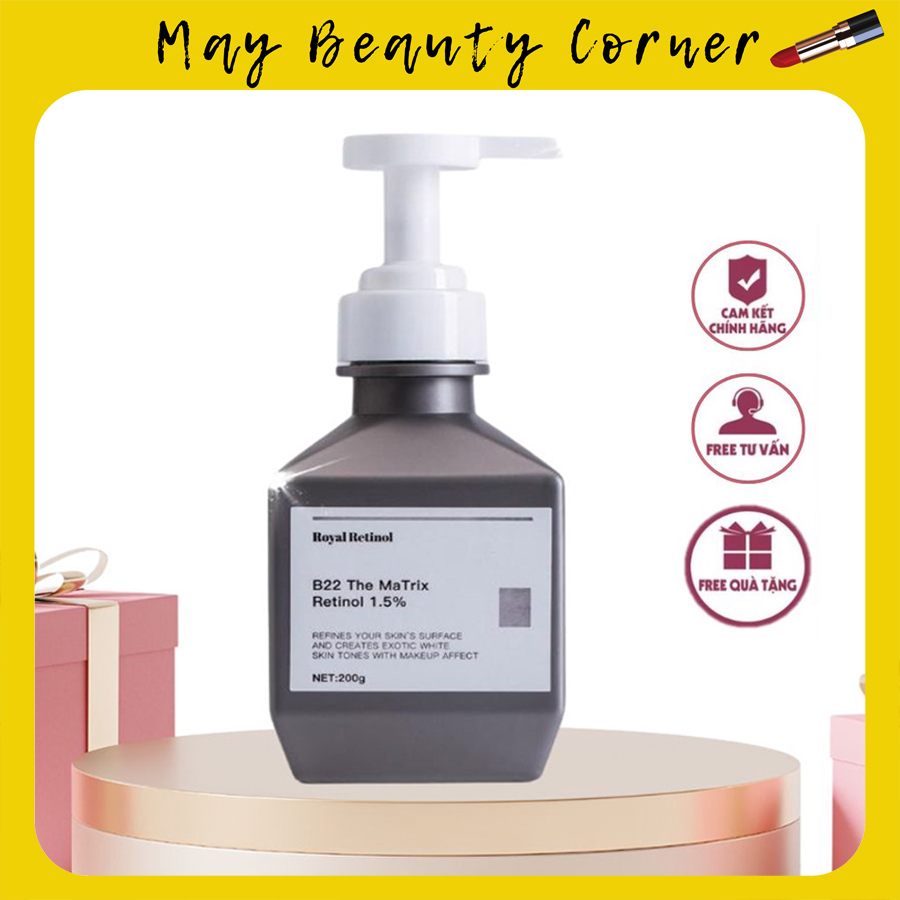 Kem ủ kích trắng da body royal retinol b22 the matrix retinol 1.5%