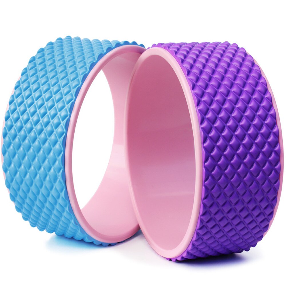 Vòng tập Yoga 33cm khung nhựa ABS bọc TPE, cao su PU chống trơn trượt cao cấp chính hãng - Yoga Wheel YO23