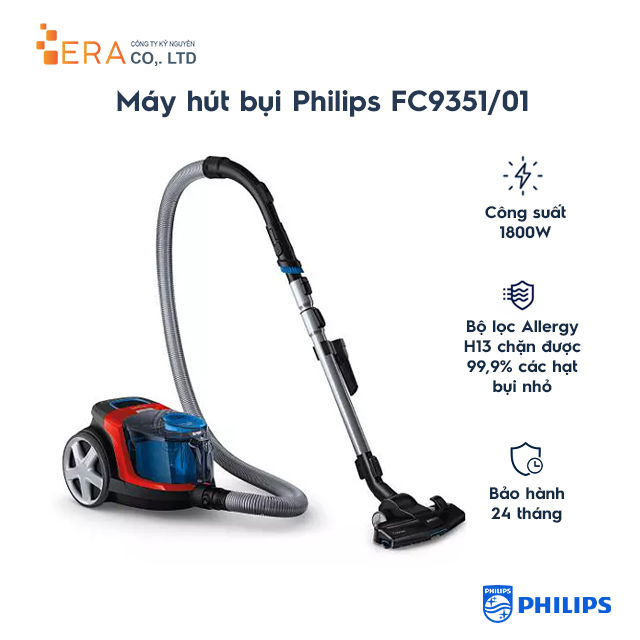 Máy hút bụi gia đình Philips FC9351
