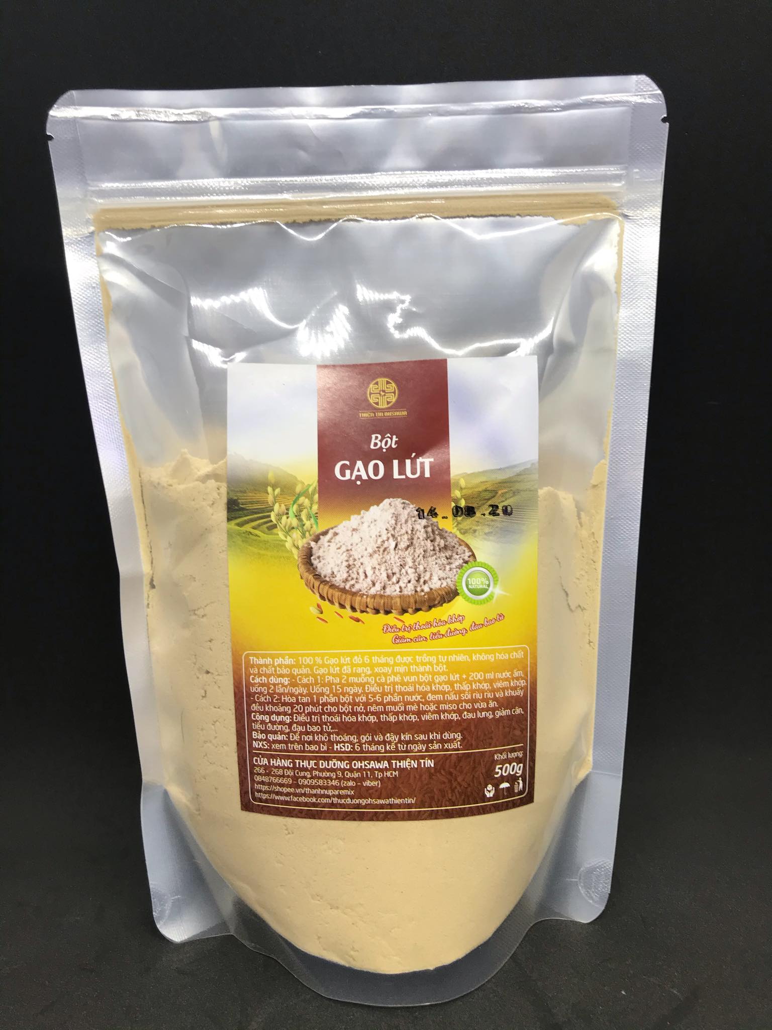 BỘT GẠO LỨT THỰC DƯỠNG GÓI 500G