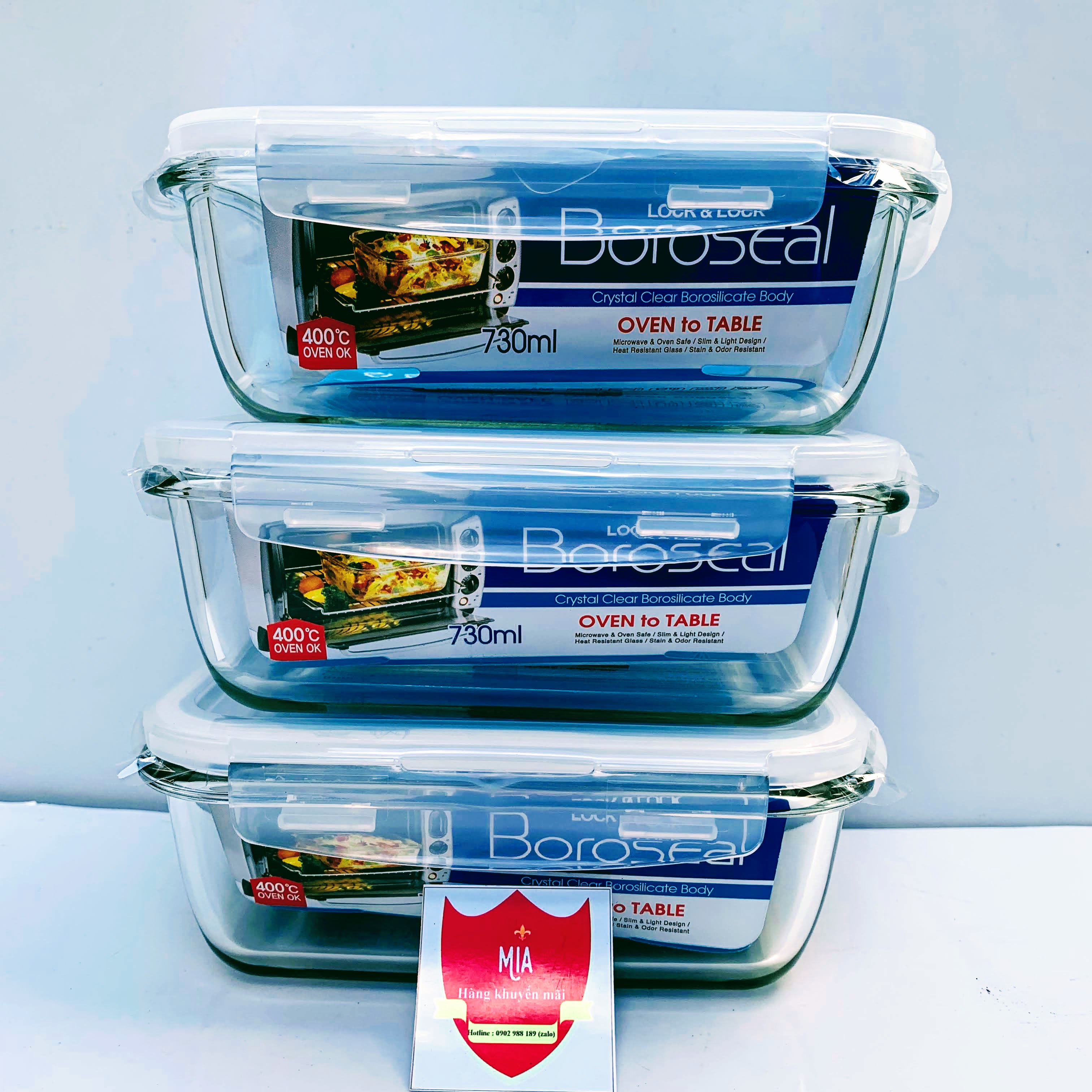 Hộp thủy tinh lock&lock 630ml, 730ml, 740ml, 750ml, 840ml