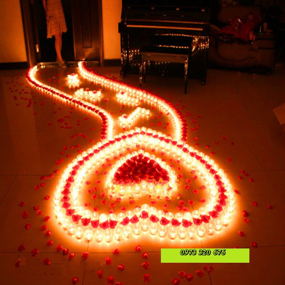 Set Nến Tealight Trang Trí Sinh Nhật, Tỏ Tình
