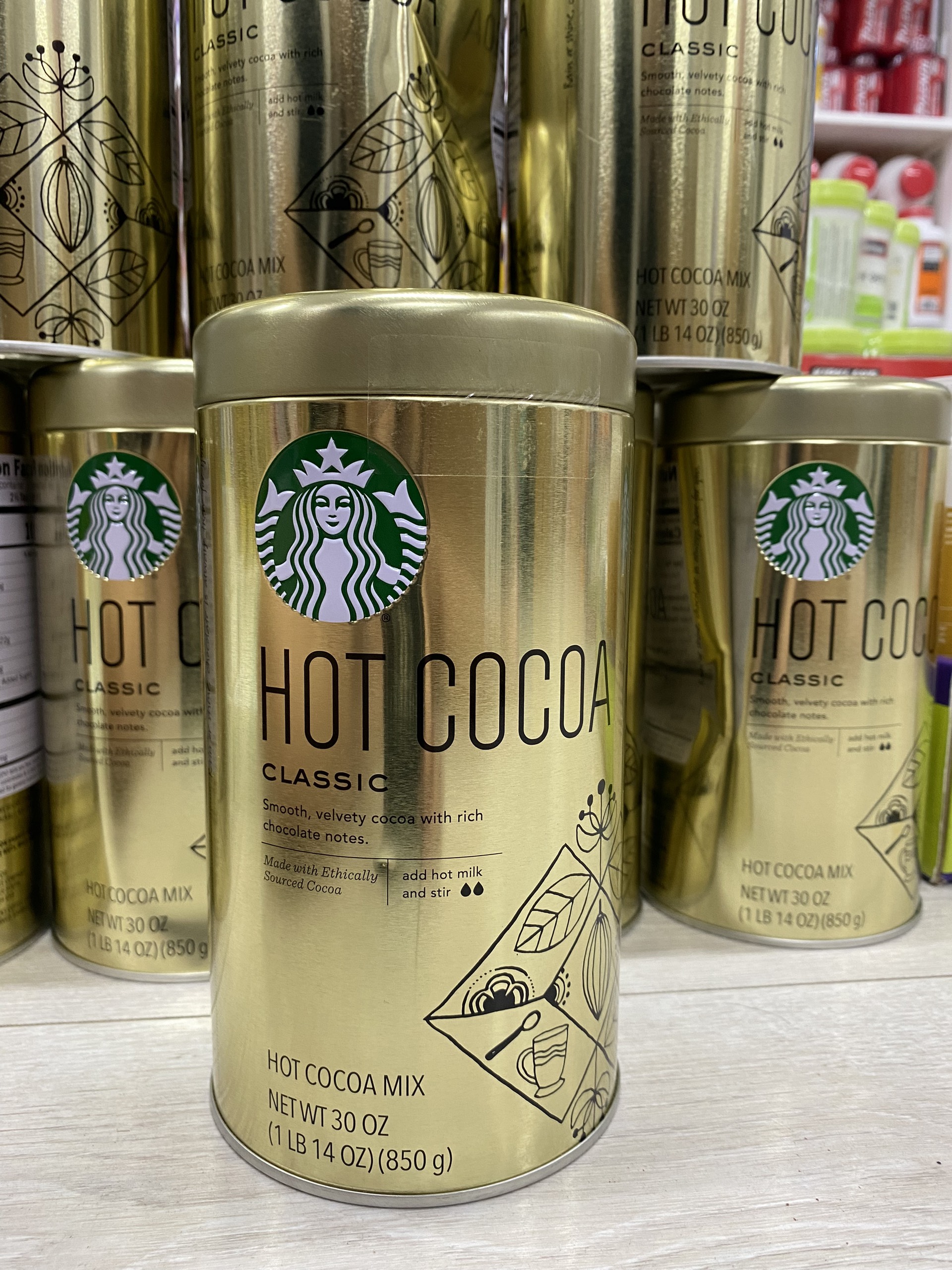 Starbucks hot cocoa classic 850g - bột cacao của starbucks! _ nhập mỹ 🗽✈️ starbucks hot cocoa classic được làm từ bột ca cao chính gốc. usa