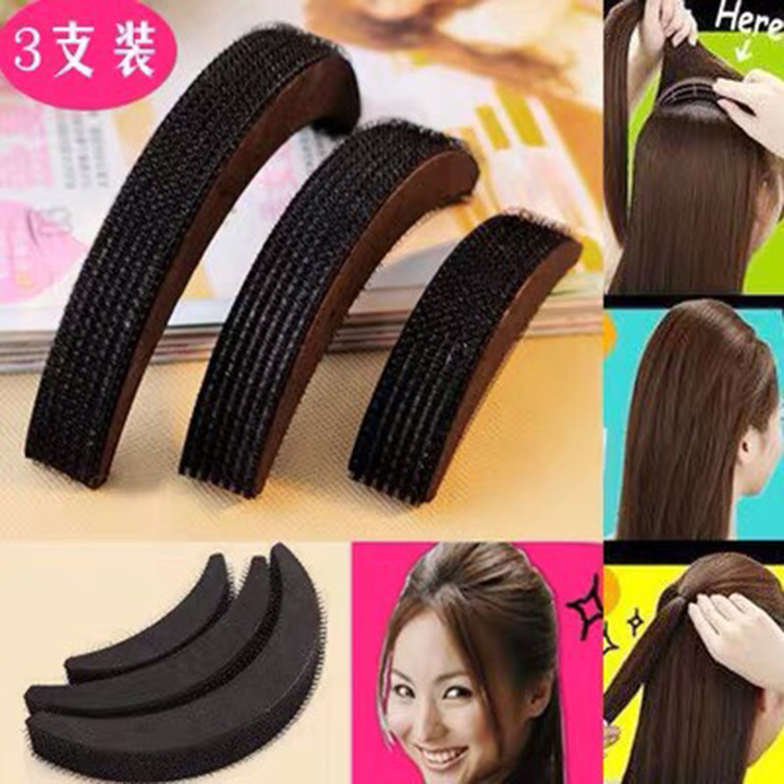 Bộ kẹp mái phồng 3 kích cỡ chất liệu xốp tạo cho các nàng các kiểu tóc xinh xắn