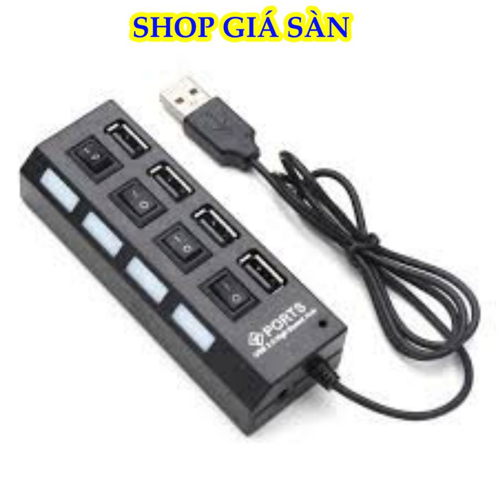 Ổ chia cổng usb, hub usb 1 ra 4 cổng usb