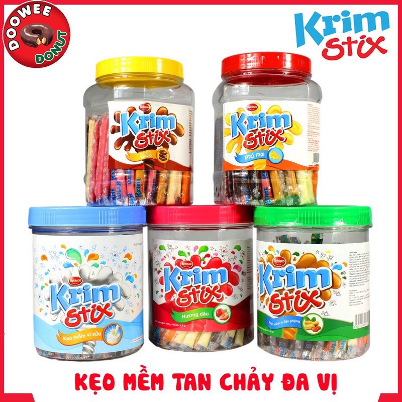 Rebisco kẹo mềm krim stix vị phô mai