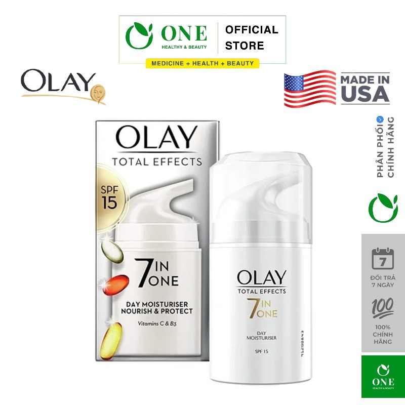 Kem dưỡng da chống lão hóa Olay Total Effects 7in 1 Anti-Aging Moisturizer 50ml