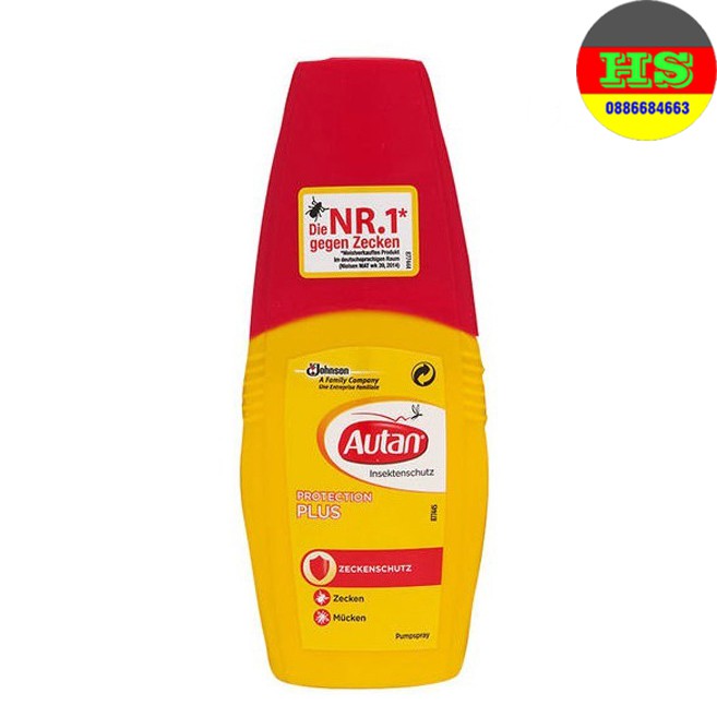 Xịt chống muỗi và côn trùng autan