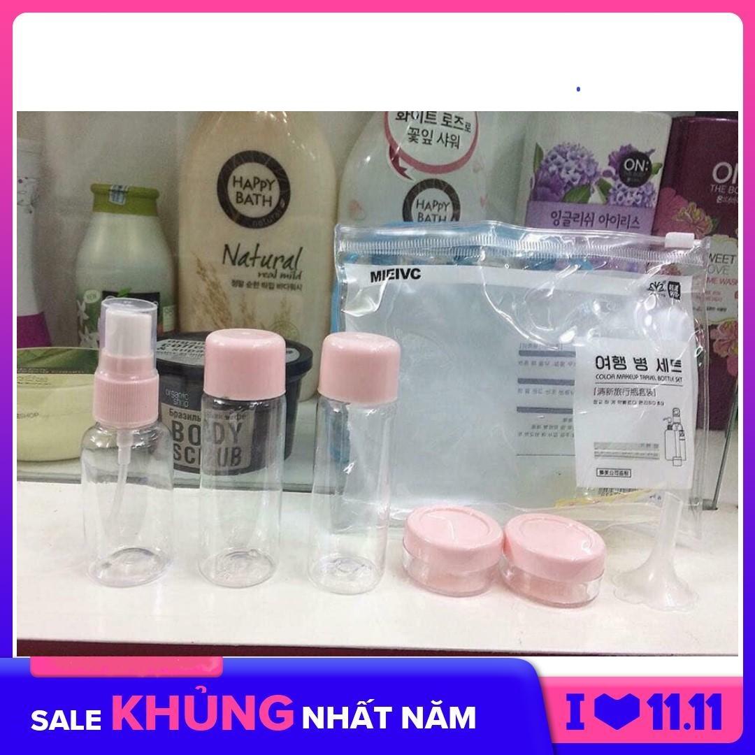 Bộ chiết mỹ phẩm du lịch 5 món tiện lợi