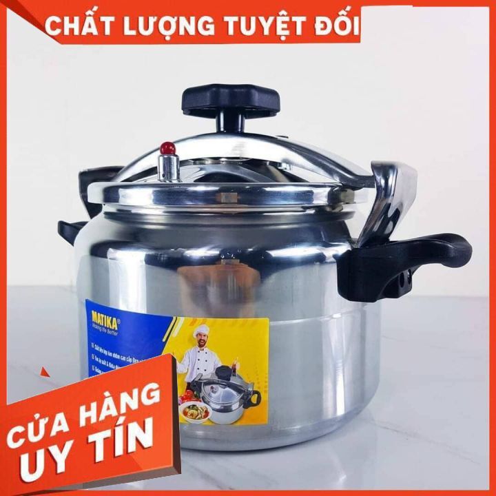 Nồi áp suất 7l nấu bếp ga , bếp hồng ngoại matika mtk-9270 hàng chính hãng