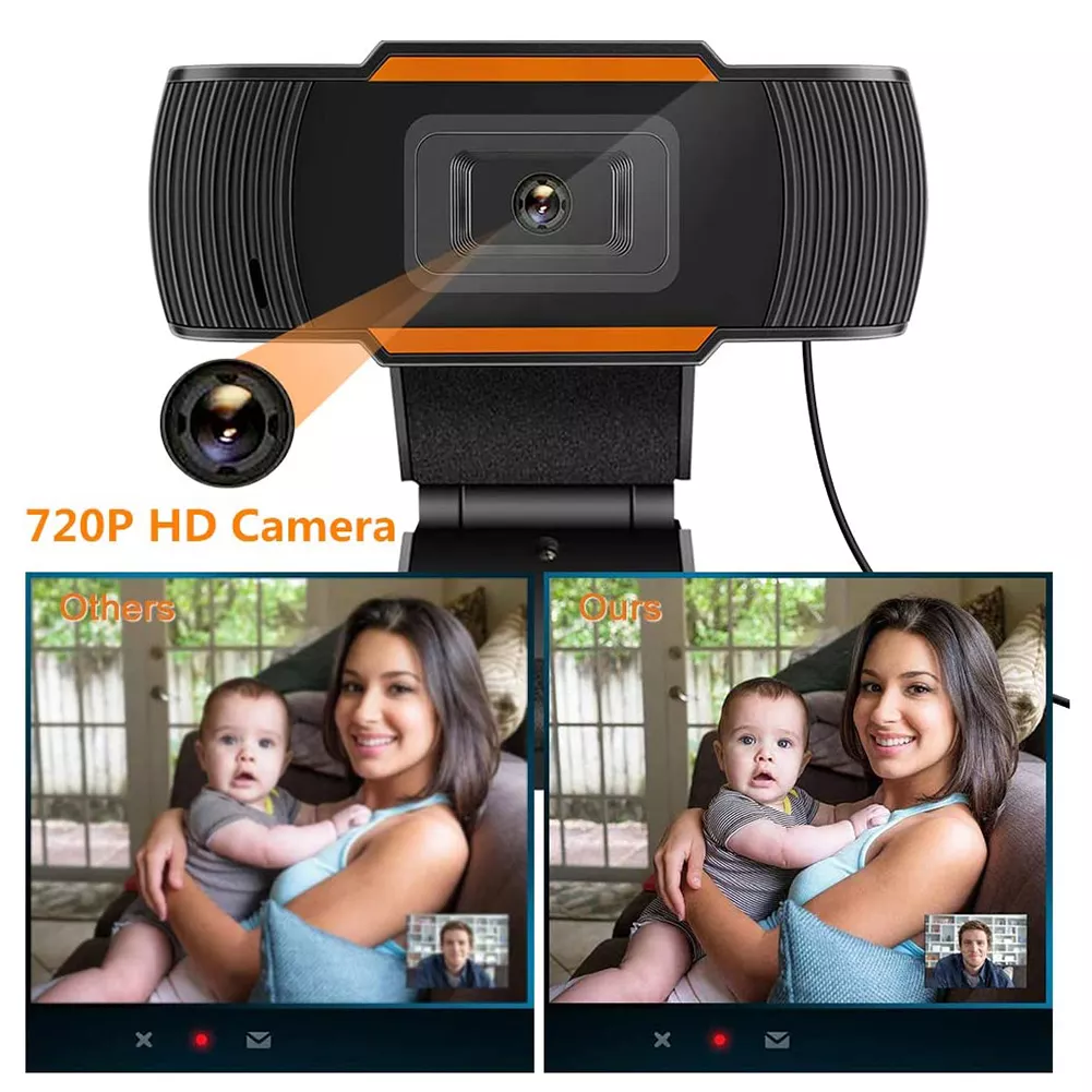 webcam usb c270 độ phân giải 1080p 60fps dây dài có mic cho laptop, pc máy tính để bàn góc rộng, livestream tốt nhất hiện nay