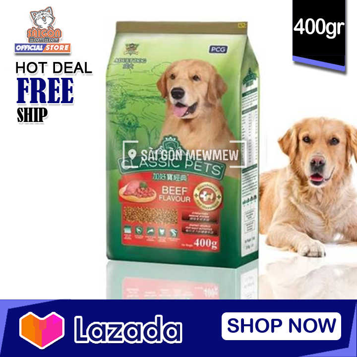 Hạt CLASSIC PETS cho chó trưởng thành 400gr