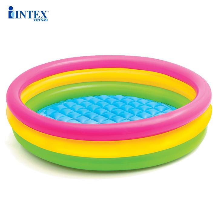 Bể bơi phao 3 tầng 1m47 INTEX 57422 - Hồ bơi cho bé mini, Bể bơi phao trẻ em