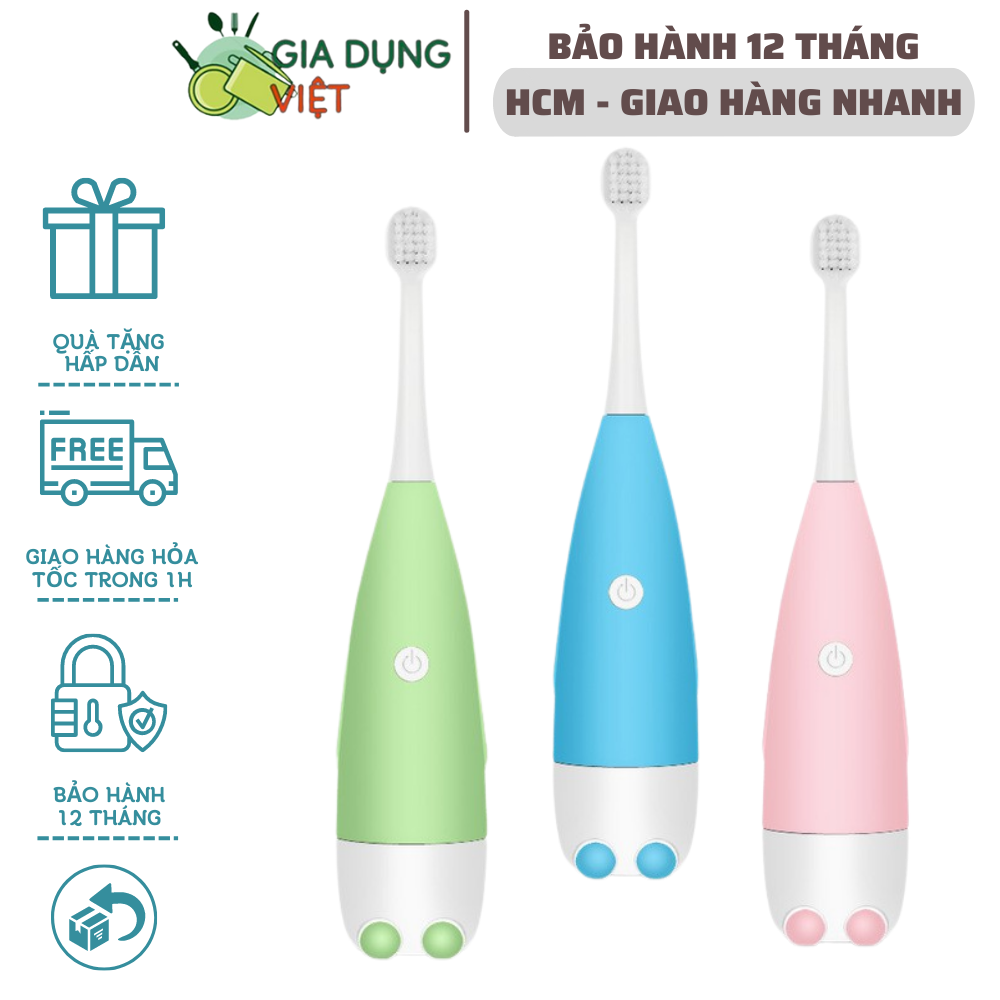 Bàn Chải Đánh Răng Điện Trẻ Em Làm Trắng Răng, Kèm 2 Đầu Chải, Chăm Sóc Răng Toàn Diện Bằng Công Nghệ Sóng Âm Theo Tiêu Chuẩn Công Nghệ Dành Cho Gia Đình Kids toys