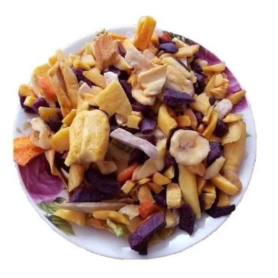 100gr trái cây thập cẩm sấy vỡ đủ vị