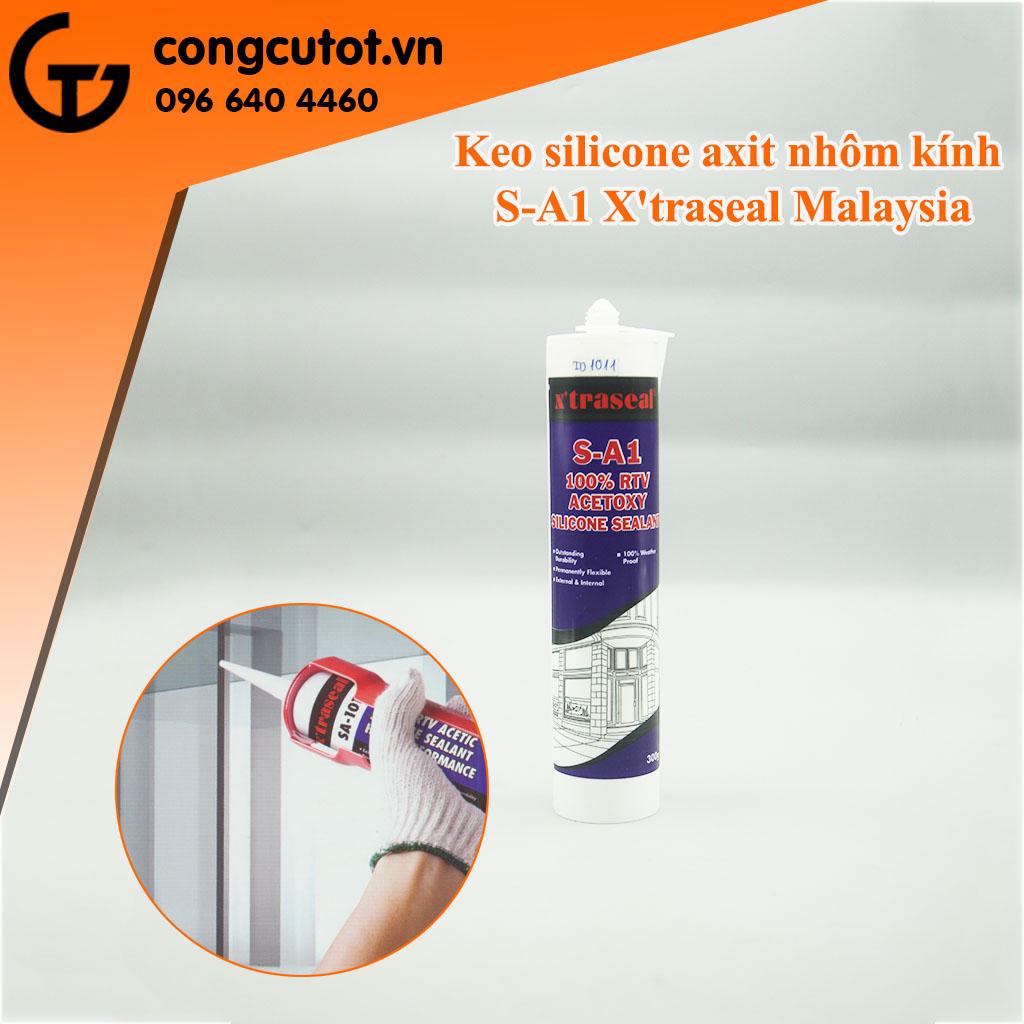 Keo silicone axit nhôm kính XTRASEAL S-A1 các màu
