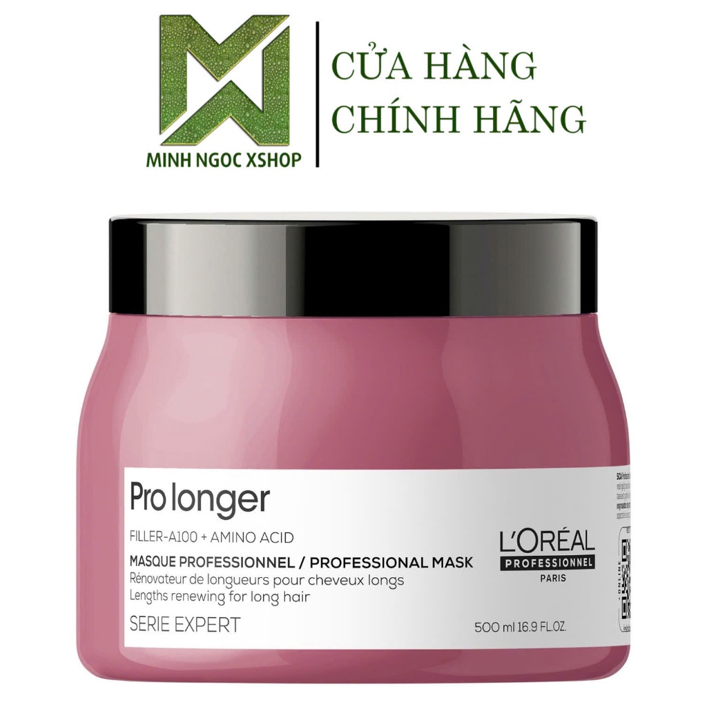 Dầu hấp giảm đứt gãy, trẻ ngọn L'Oréal - Loreal Pro Longer 500ML chính hãng