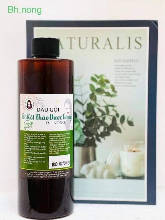 Dầu gội đầu thảo dược gừng Bh.Nông 500ml