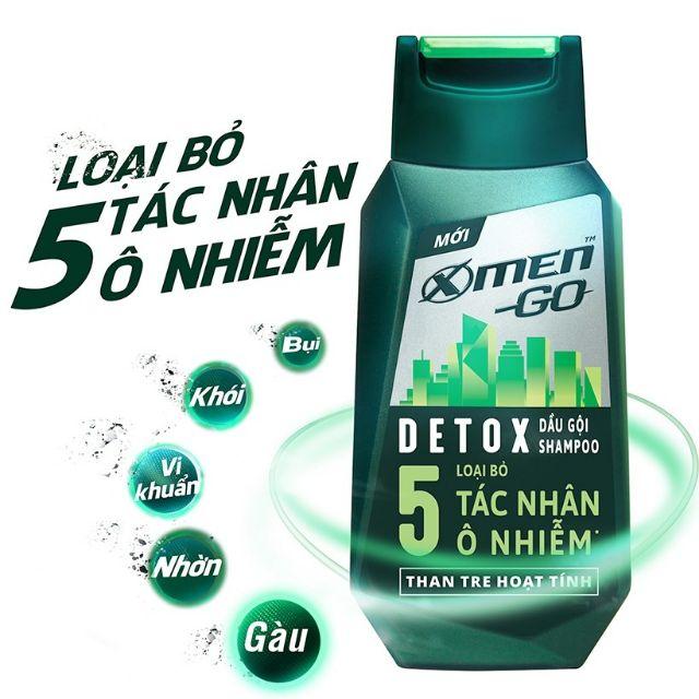 Dầu gội X-men Go detox Shapoo 180gr